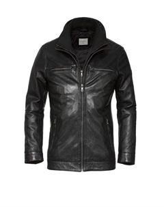 Кожаная куртка, черный Bugatti