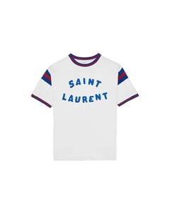 Футболка мужская белая, белый Saint laurent