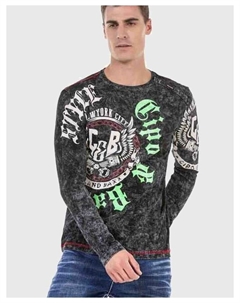 Функциональный лонгслив, черный Cipo&baxx