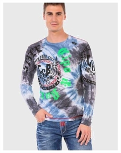 Функциональный лонгслив, синий Cipo&baxx