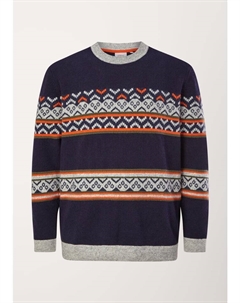 Пуловер sOliver langarm, синий S.oliver