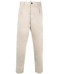 Прямые брюки чинос, нейтральный цвет Dsquared2