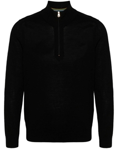 Пуловер из шерсти мериноса, черный Paul smith