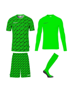 Функциональная рубашка , цвет fluo grün/schwarz Uhlsport