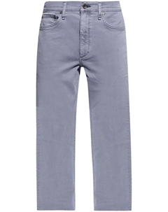Джинсы прямого кроя со средней посадкой rag &bone, синие Rag & bone