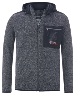 Кардиган, цвет dunkelblau melange Jan vanderstorm