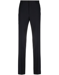 Укороченные брюки строгого кроя, синий Prada