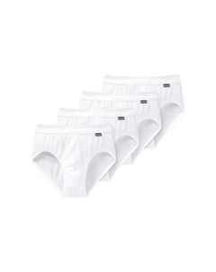 Набор трусов / трусов, комплект из 4 шт. Cotton Essentials Authentic, белый Schiesser