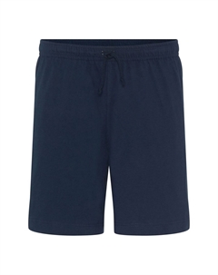 Мужские хлопковые шорты для сна обычного кроя, темно-синий Ammann