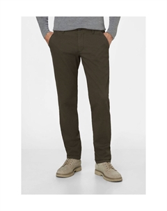 Брюки-чиносы классического кроя с стрейчем ODESSA, цвет Oliv Redpoint
