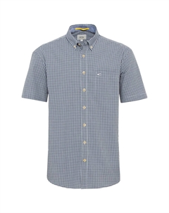 Рубашка, воротник на пуговицах, мужская, цвет Night Blue Camel active