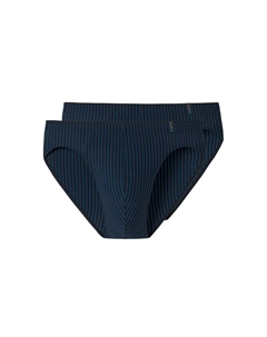 Мини-брифы / трусы, упаковка из 2 шт. Long Life Soft, темно-синий Schiesser