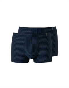 Шорты/брюки в стиле ретро, ​​комплект из 2 шт. Long Life Soft, темно-синий Schiesser