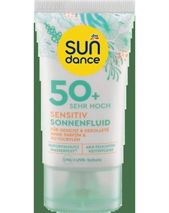 Солнцезащитный флюид для чувствительной кожи SPF 50+ 50мл 500мл Sundance
