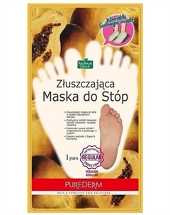 Регулярная отшелушивающая маска для ног. Purederm