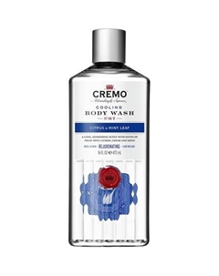 Охлаждающий гель для душа для мужчин, омолаживающий гель для душа с цитрусовыми и листьями мяты, 473 мл Cremo