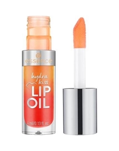 Hydra Kiss Lip Oil Блеск для губ 02 Оранжевый Увлажняющий Питательный с маслами Блестящий Веганский Без парабенов Без частиц микропластика Без наночастиц 4 мл Essence