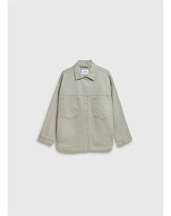 Джинсовая рубашка для девочек, Зеленый Ostin