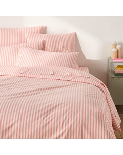 Пододеяльник из хлопка Soizic corail оранжевый La redoute interieurs