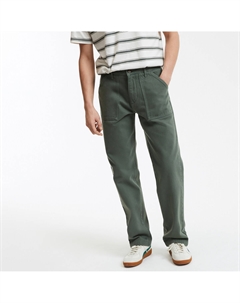 Брюки прямого покроя зеленый La redoute collections