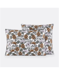 Хлопковая атласная наволочка для подушки Astrid другие Laredoute