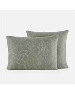 Хлопковая атласная наволочка для подушки Olise другие Laredoute