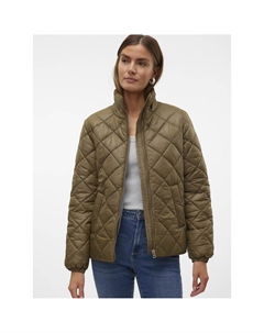 Куртка стеганая с воротником-стойкой каштановый Laredoute