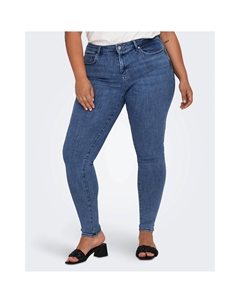 Джинсы-скинни стандартная посадка пуш-ап синий Laredoute