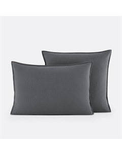 Наволочка детская из хлопковой фланели Clara синий Laredoute