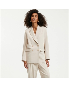 Блейзер широкого покроя бежевый Laredoute