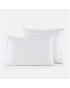 Наволочка детская из хлопковой фланели Clara белый Laredoute