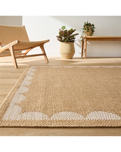 Плетеный ковер с имитацией джута Milas бежевый Laredoute