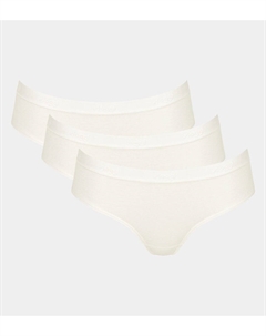 Комплект из трех трусов-шортов Go Casual белый Sloggi