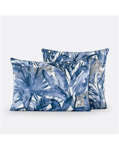 Наволочка из хлопковой перкали 1 штука Pewarna синий Laredoute