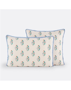 Наволочка 20 переработанный хлопок Floriane другие Laredoute