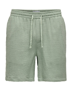 Шорты на шнурке зеленый Laredoute