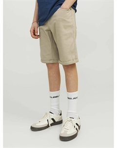 Шорты прямого покроя бежевый Laredoute