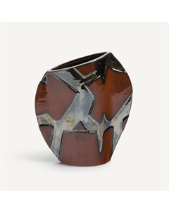 Ваза из керамики окрашенная вручную Iridyo разноцветный Am.pm.