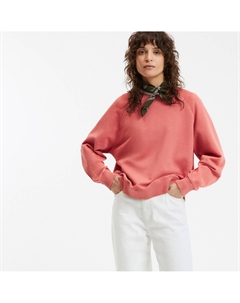 Свитшот с круглым вырезом красный Laredoute