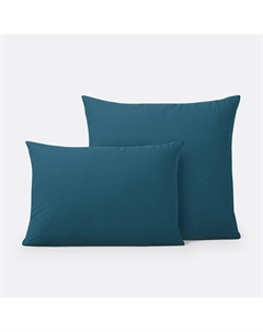 Наволочка детская однотонная из хлопчатобумажной ткани Scenario синий Laredoute