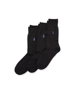 Комплект из трех пар носков La Redoute черный Polo ralph lauren