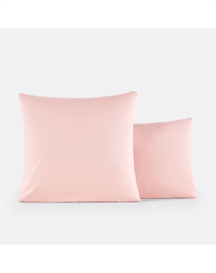 Наволочка для подушки из хлопковой перкали Scnario розовый La redoute interieurs