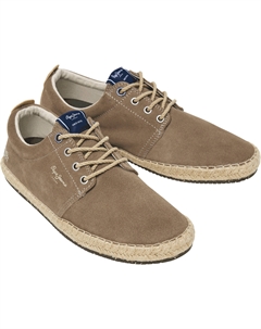 Эспадрильи из ткани Tourist West бежевый Pepe jeans