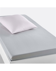 Простыня натяжная из биохлопка Scnario серый Laredoute