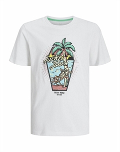 Футболка с принтом скелет белый Laredoute