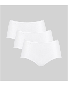 Трусы-слипы миди Microfibre H комплект из 21 бесплатно белый Sloggi
