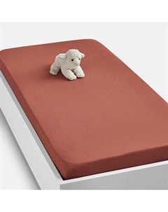 Простыня натяжная из джерси 100 хлопок Scnario каштановый Laredoute