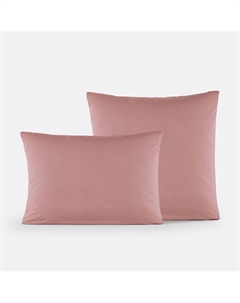 Чехол для подушки из хлопковой перкали однотонный Scenario фиолетовый La redoute interieurs