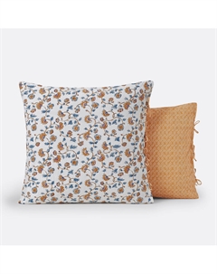 Наволочка из осветленного хлопка Indian Flower разноцветный Laredoute