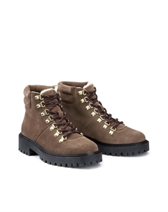 Ботинки из кожи изготовленные в Европе каштановый Laredoute